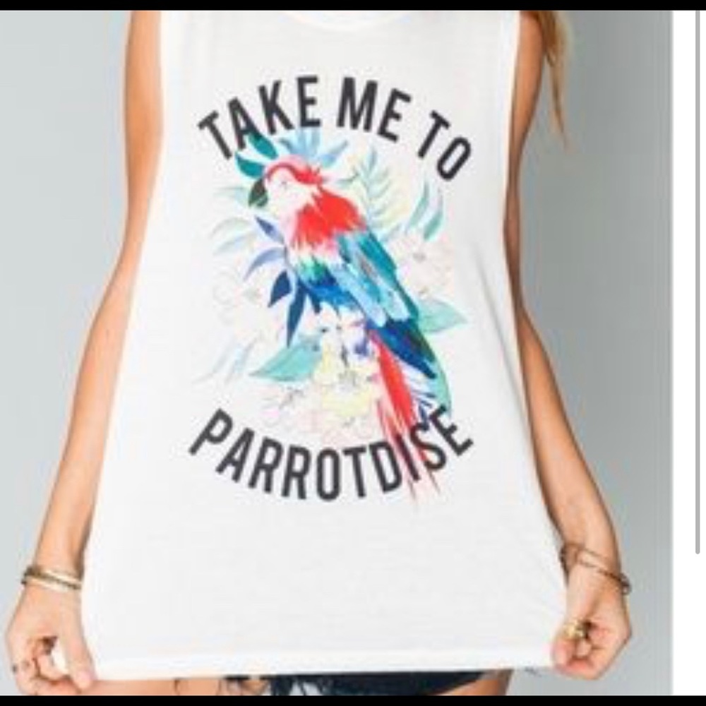 SMYMM ‘Take Me to Parrotdise’ Muscle Tank